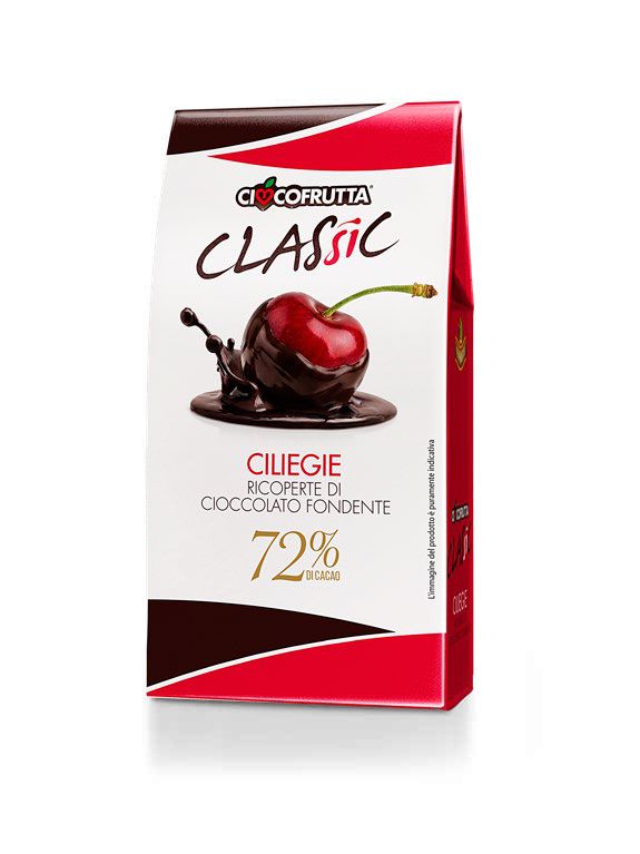 Ciliegie ricoperte di cioccolato fondente