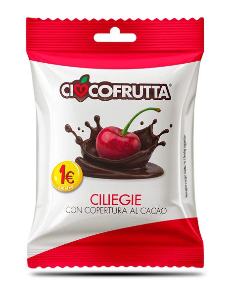 10pz.Ciliegie con copertura fondente