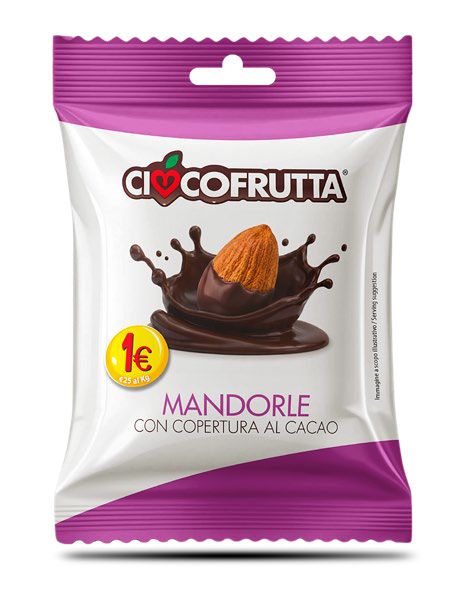 10 pz. Mandorle con copertura fondente