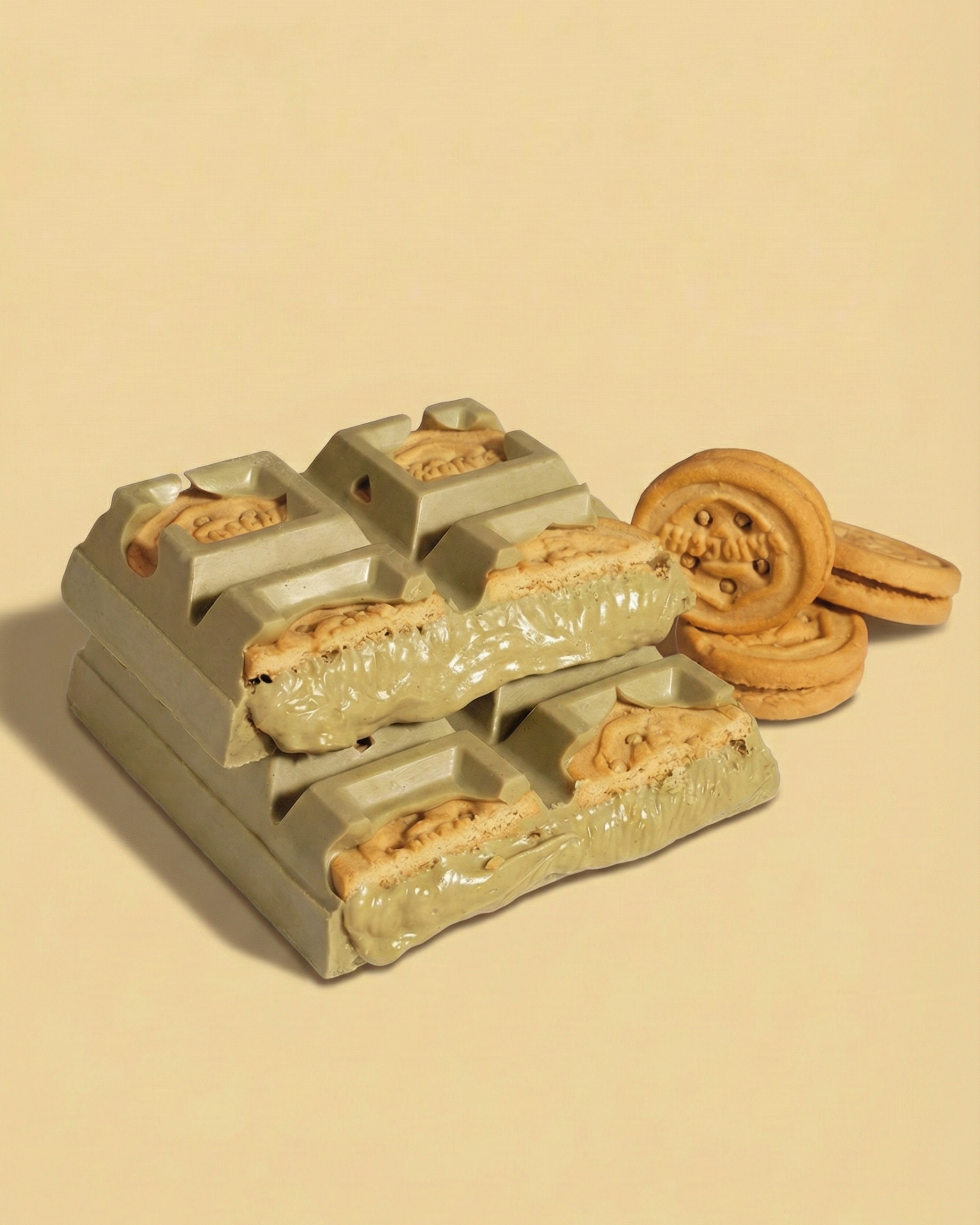 TAVOLETTA PISTACCHIO CON BISCOTTI BAIOCCHI