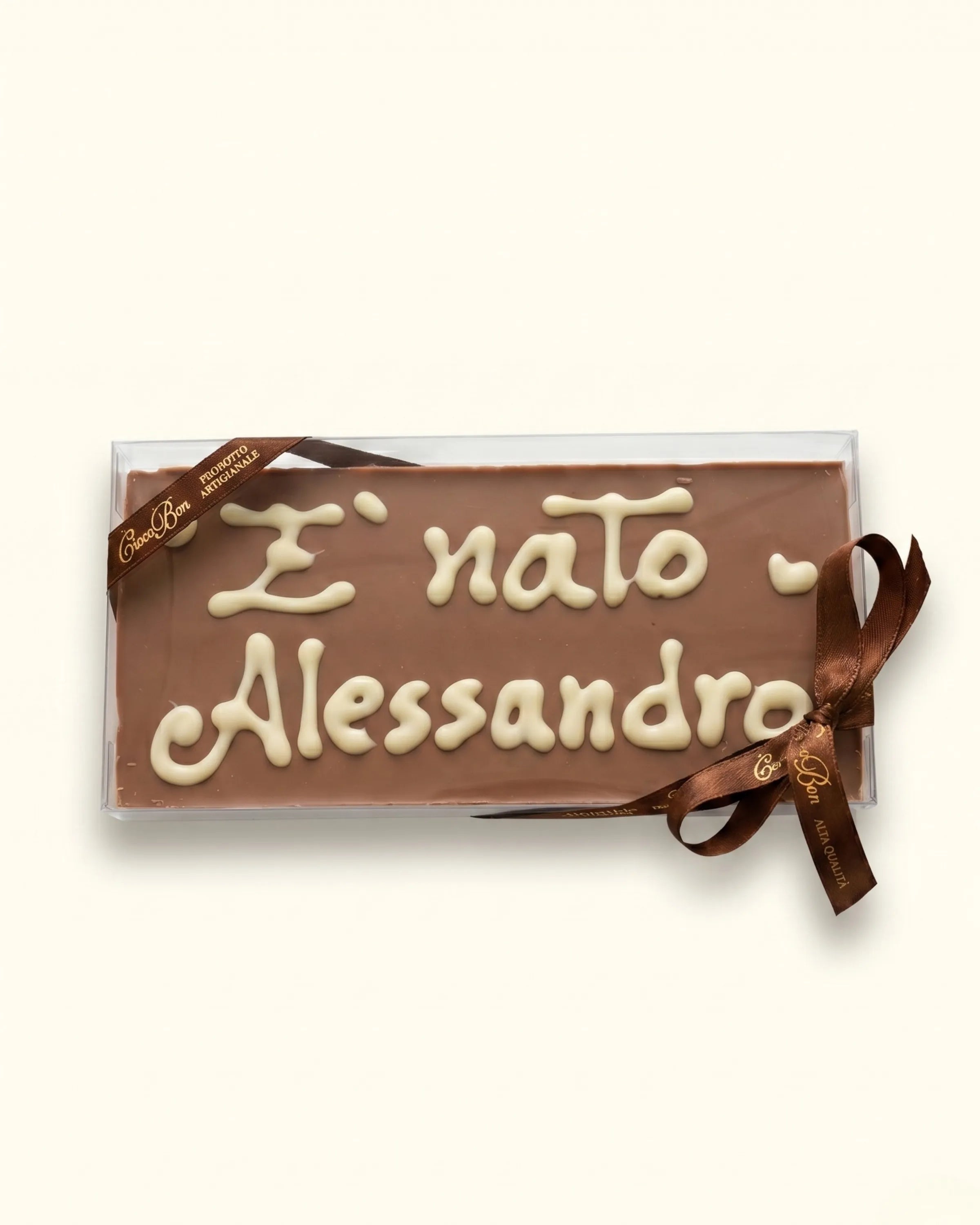 Tavoletta di cioccolato Nascita personalizzabile