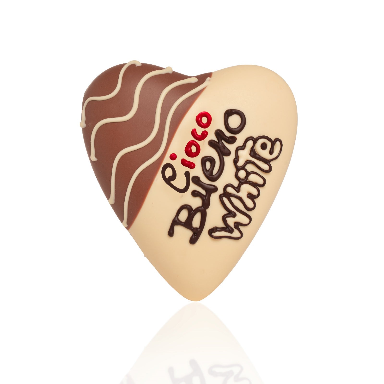 CUORE CIOCO BUENO WHITE PERSONALIZZABILE 600 GR.