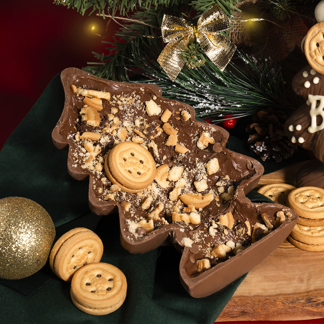 ALBERO CIOCCOLATO CON BAIOCCHI ALLA NOCCIOLA