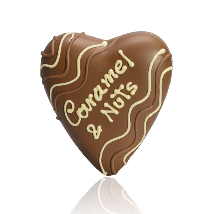 CUORE CARAMEL & NUTS PERSONALIZZABILE 600 GR.