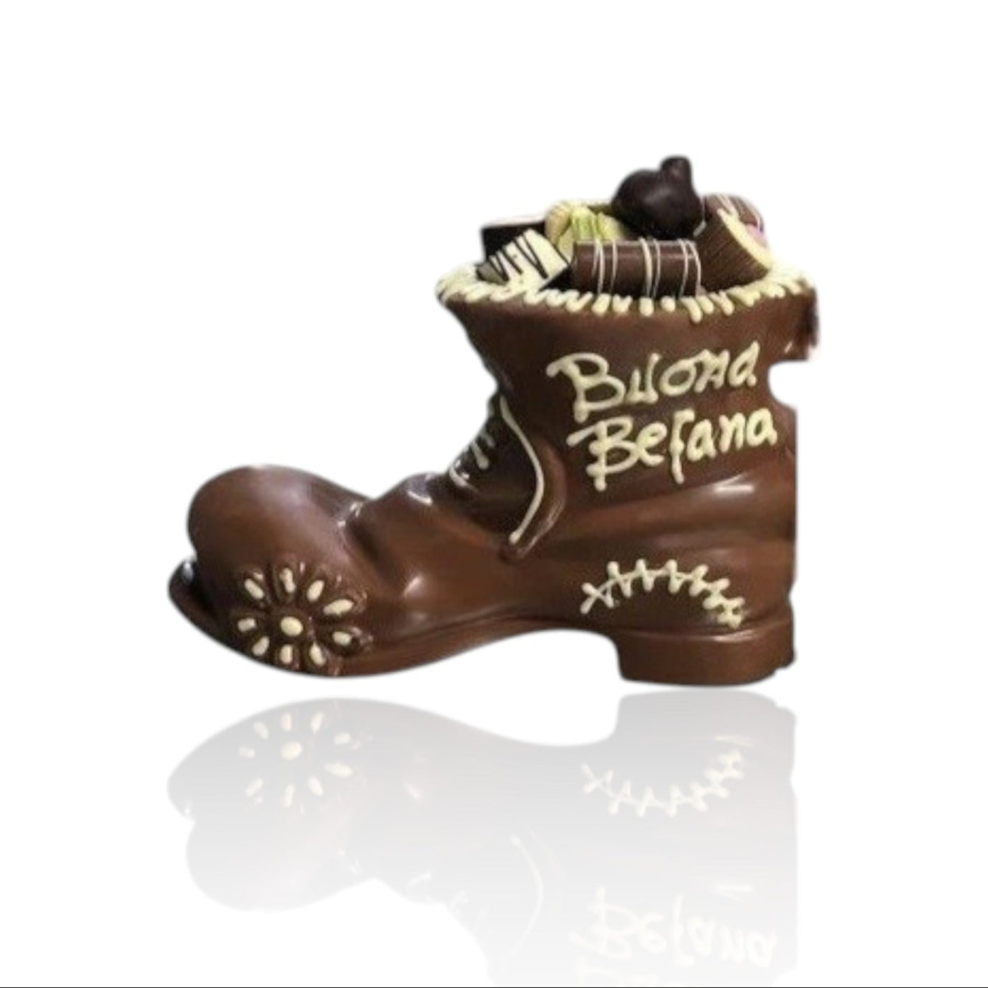 SCARPONE BEFANA CON PRALINE