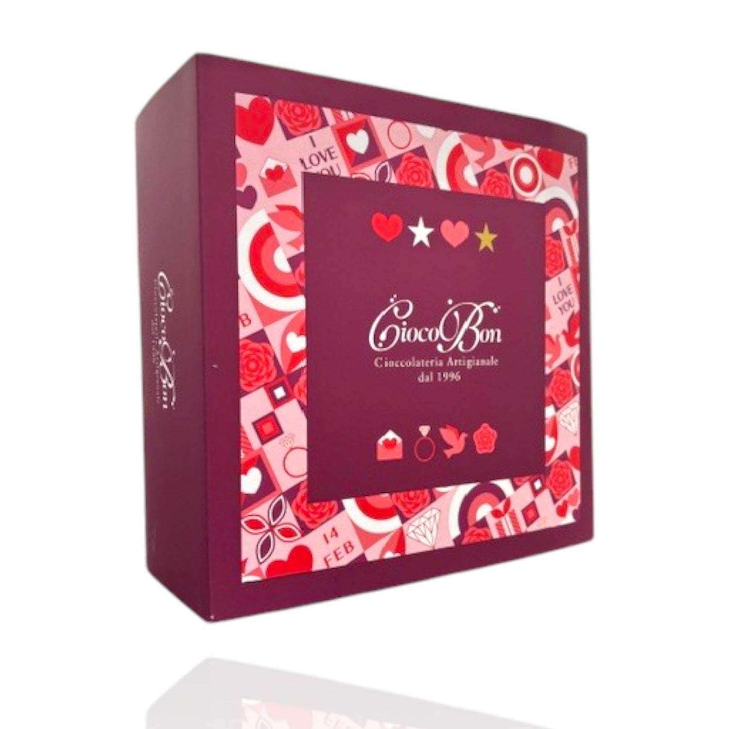 CUORE CIOCCOLATO PERSONALIZZABILE gr.400