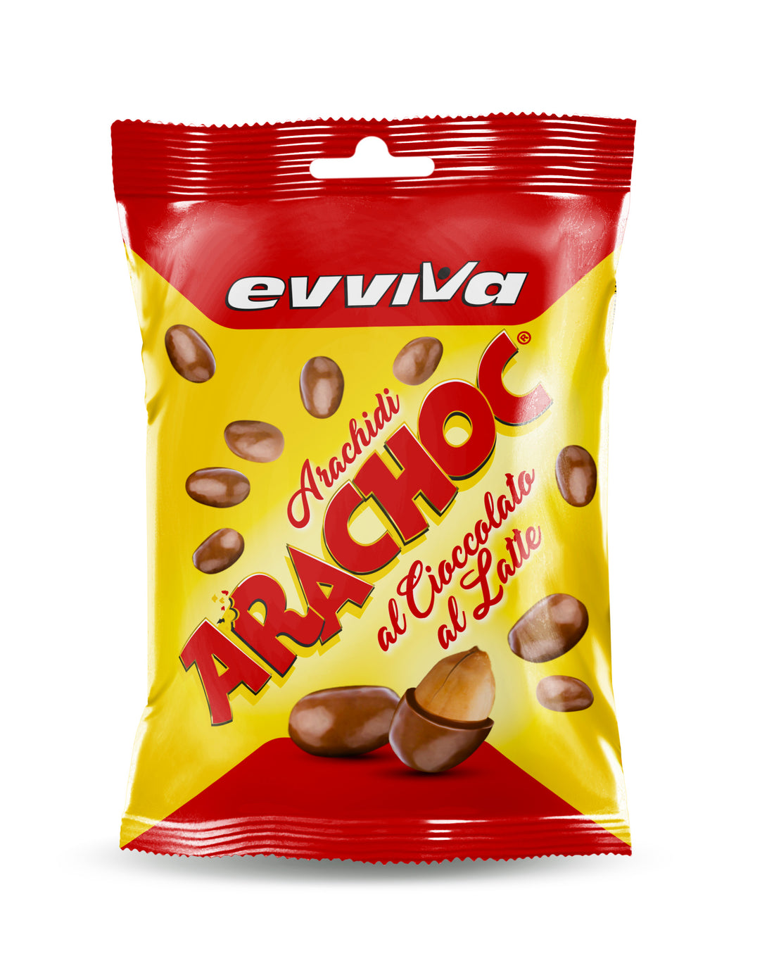 Box Evviva Energy Arachidi  ricoperte di cioccolato al latte 12 pz.
