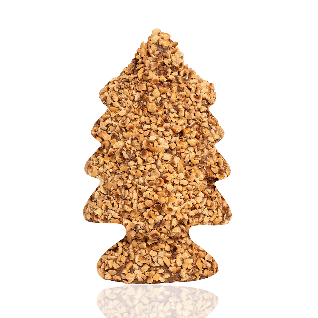 ALBERO DI CIOCCOLATO RICOPERTO DA NOCCIOLE