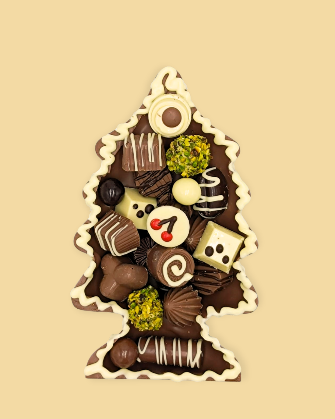 ALBERO VASSOIO CON  PRALINE ASSORTITE