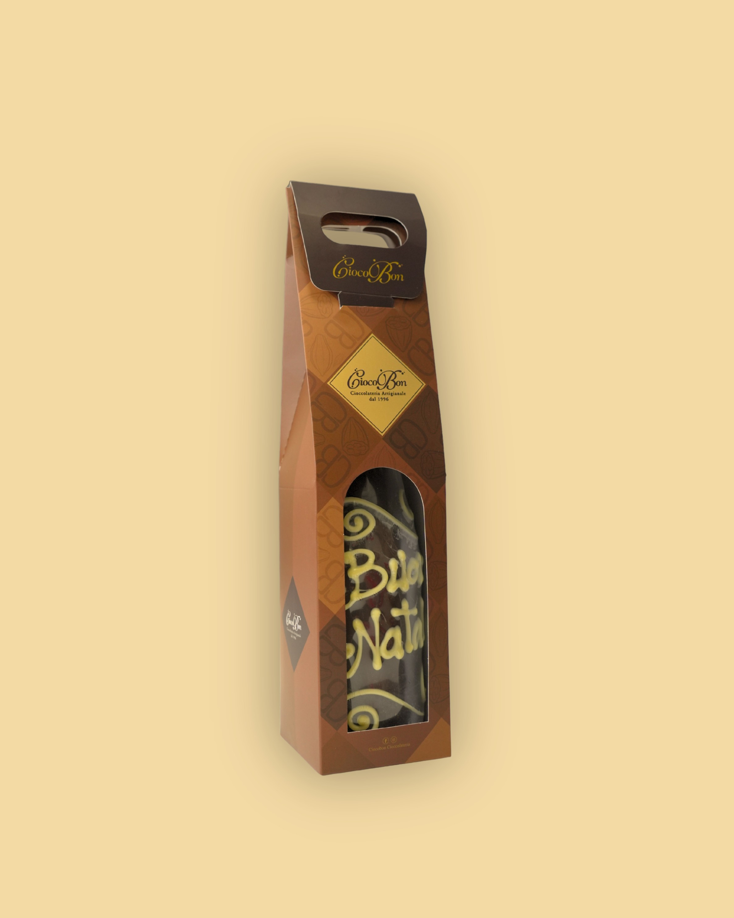 BOTTIGLIA DI CIOCCOLATO BUON NATALE