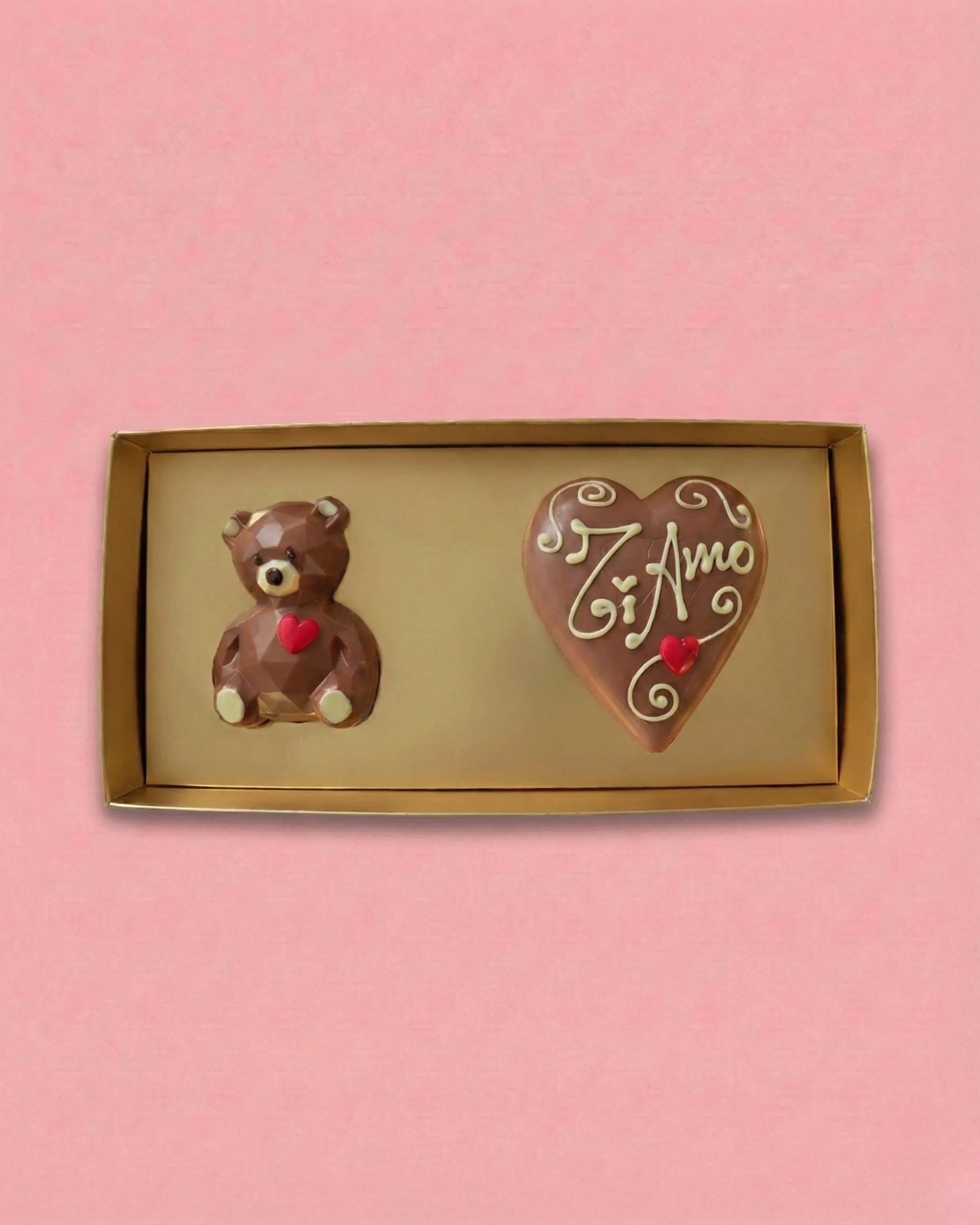 SCATOLA ORSO&amp;CUORE PERSONALIZZABILE 350GR