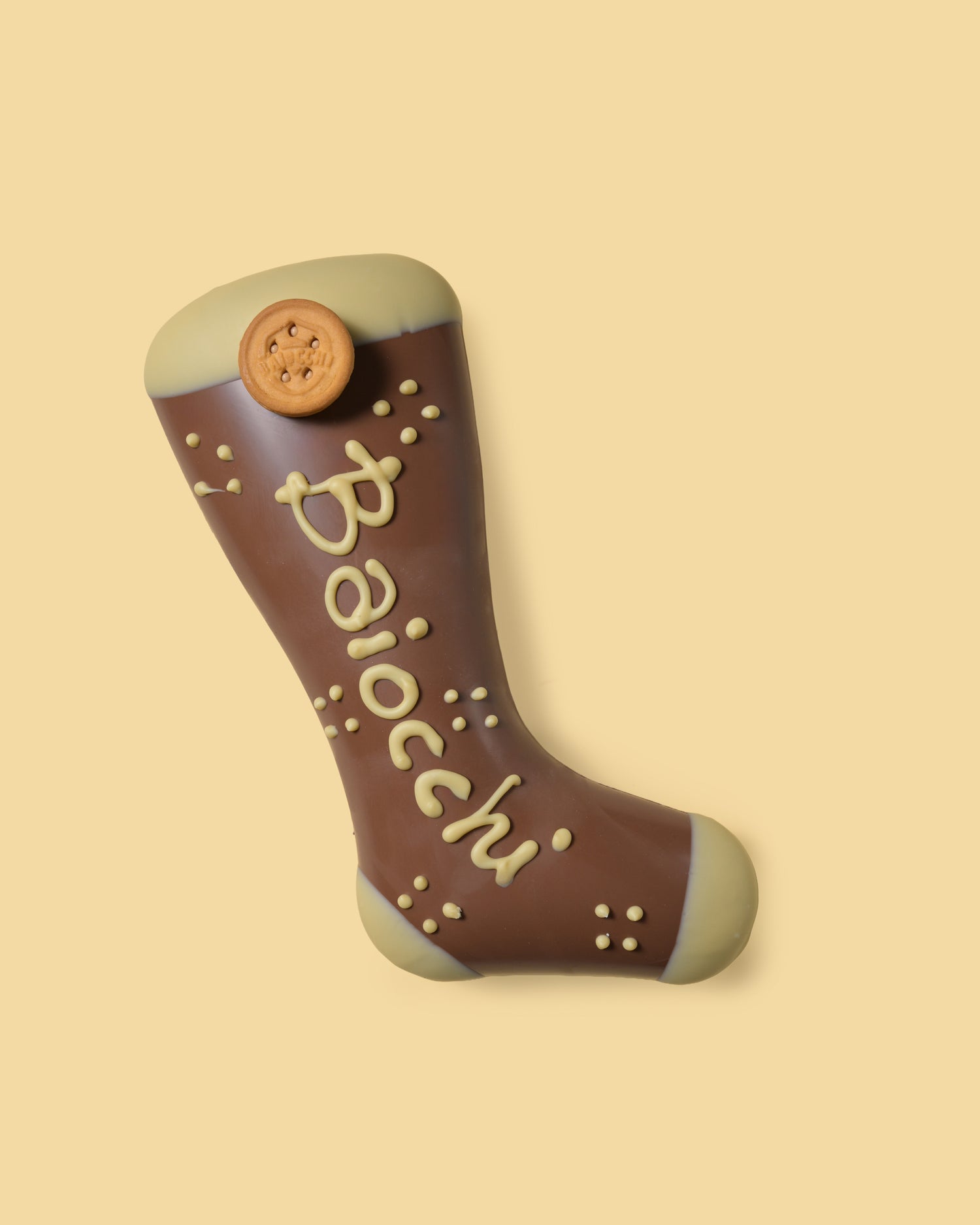 CALZA DI CIOCCOLATO CON BAIOCCHI ALLA NOCCIOLA