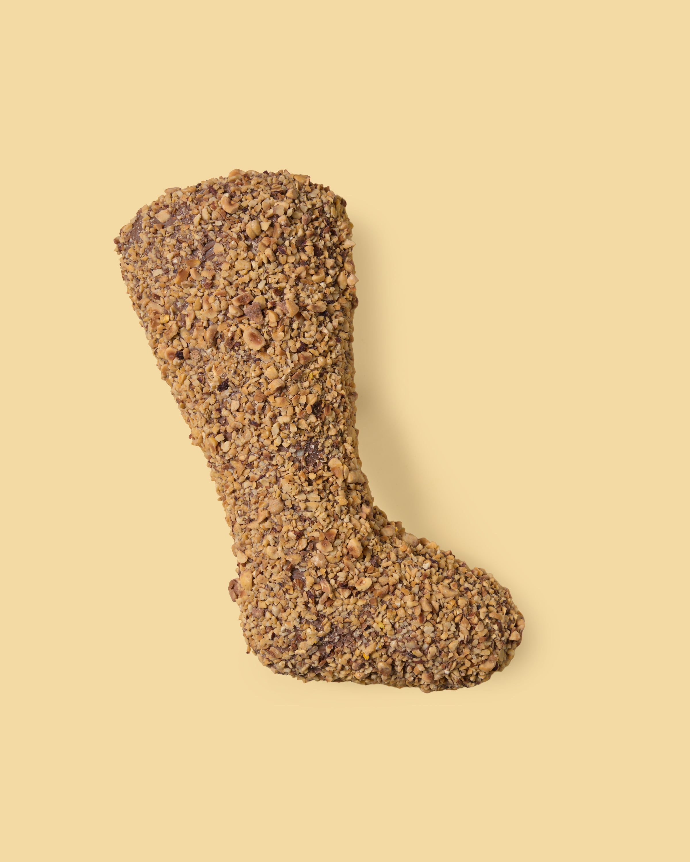 CALZA CIOCCOLATO CON GRANELLA DI NOCCIOLE