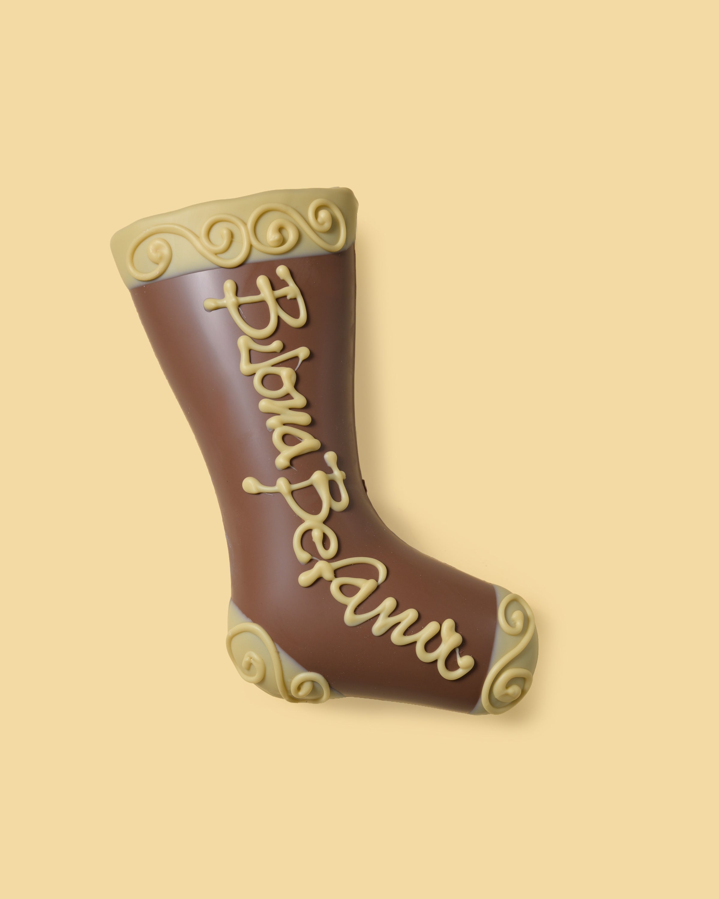CALZA DI CIOCCOLATO PERSONALIZZABILE