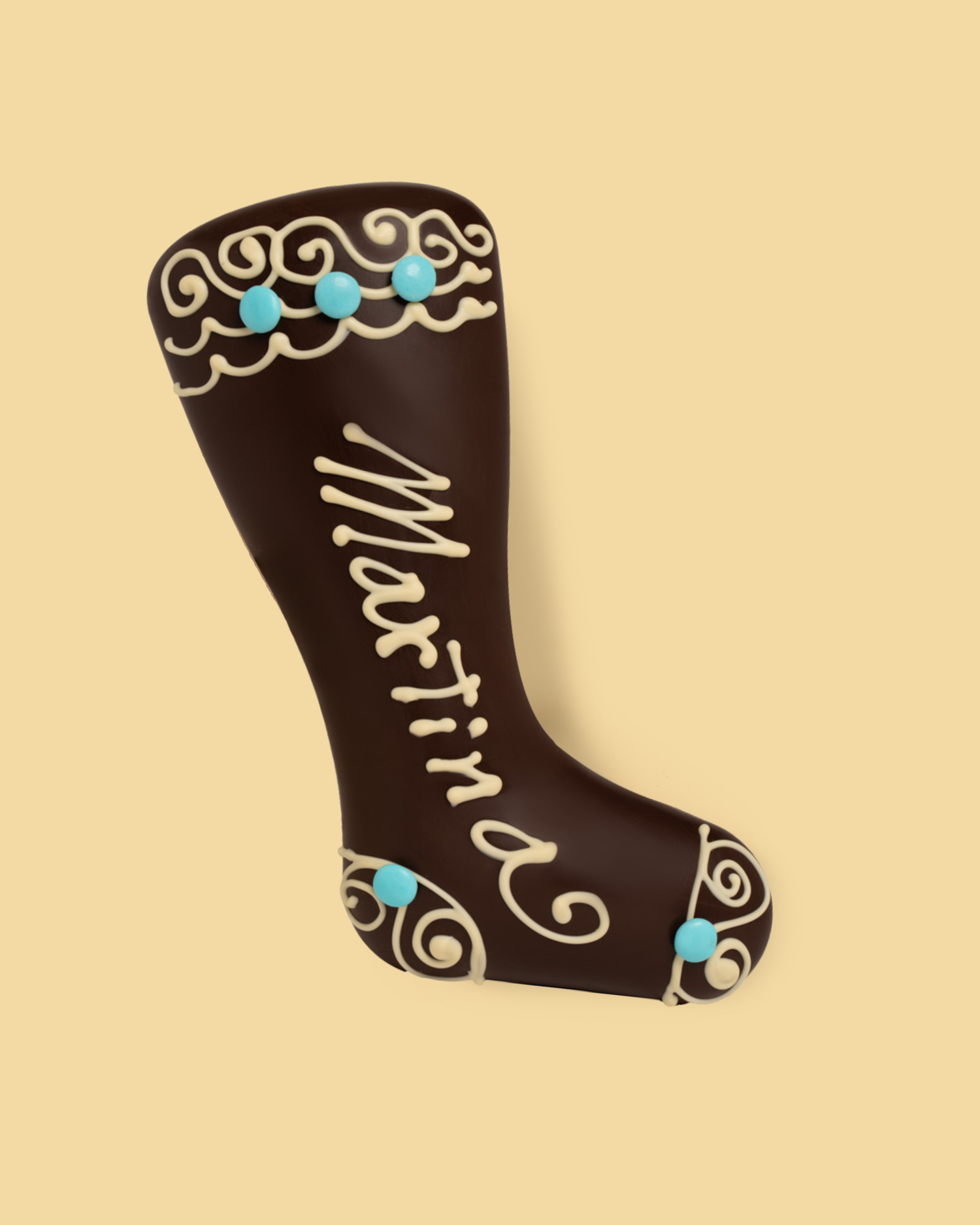 CALZA DI CIOCCOLATO PERSONALIZZABILE