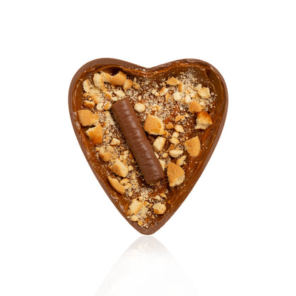 CUORE CIOCCOLATO CON TWIX PERSONALIZZABILE  600 GR.