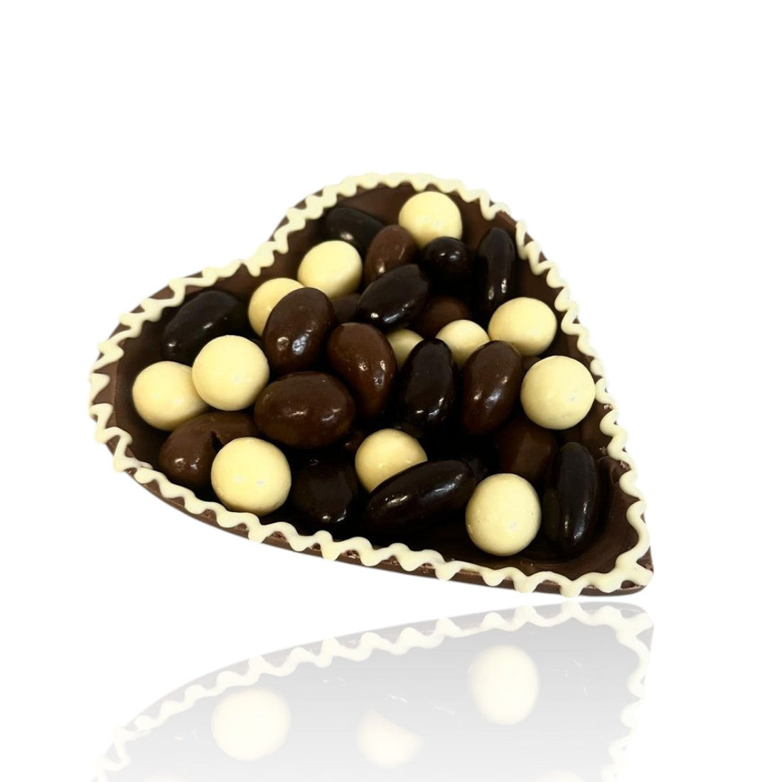 VASSOIO CUORE CON DRAGEES MISTI