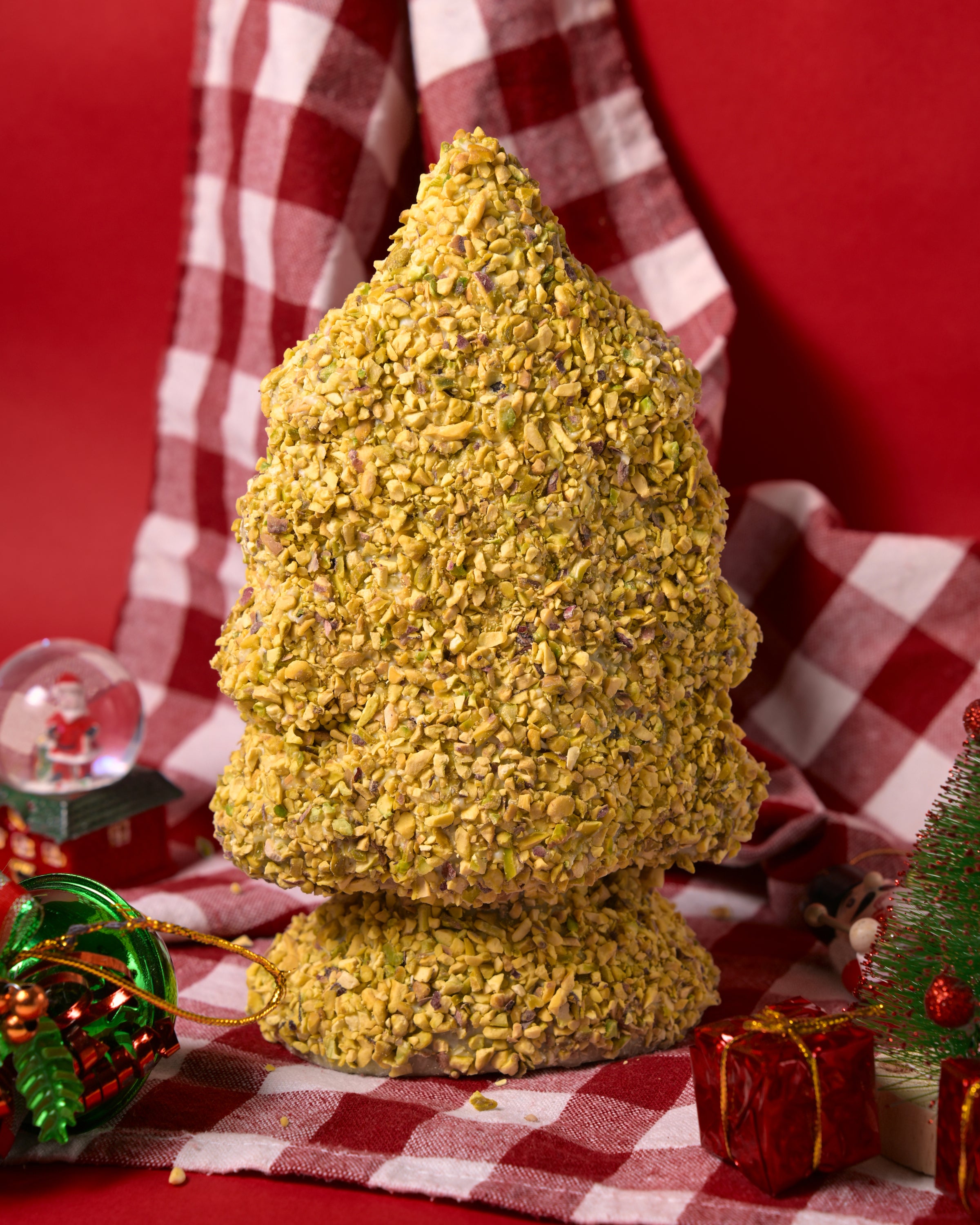 ALBERO AL PISTACCHIO CON GRANELLA DI PISTACCHIO