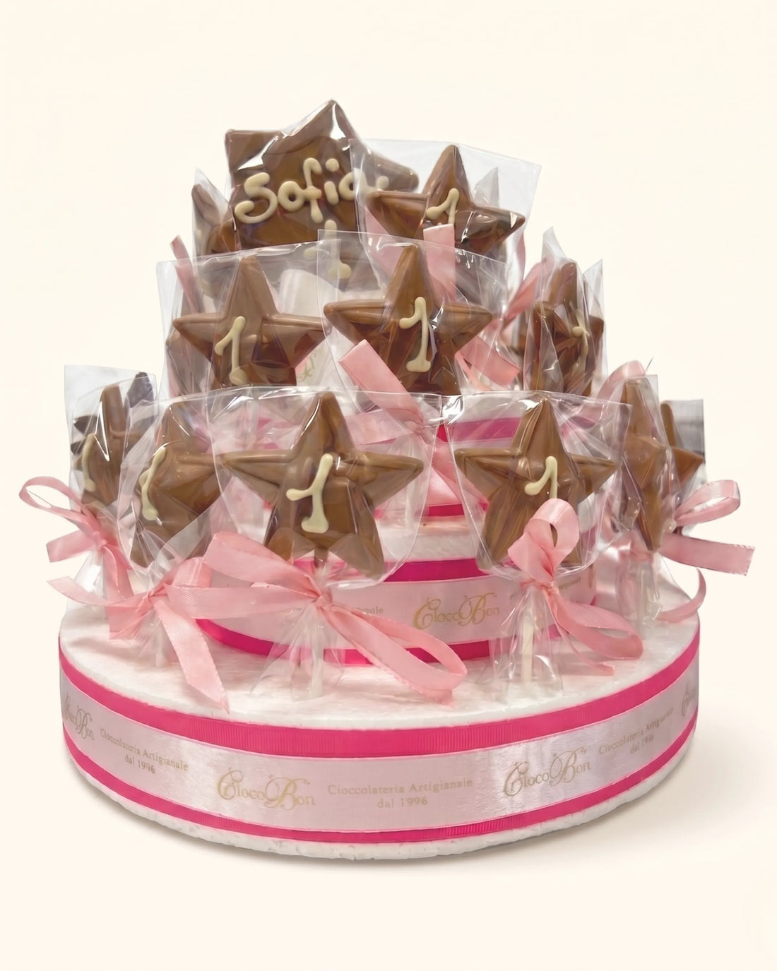 Torta con Lollipop di cioccolato Compleanno