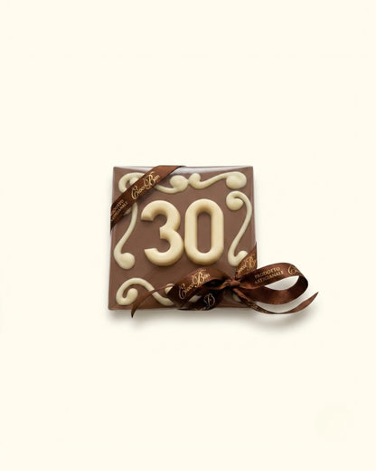 Mattonella segna posto di cioccolato personalizzabile