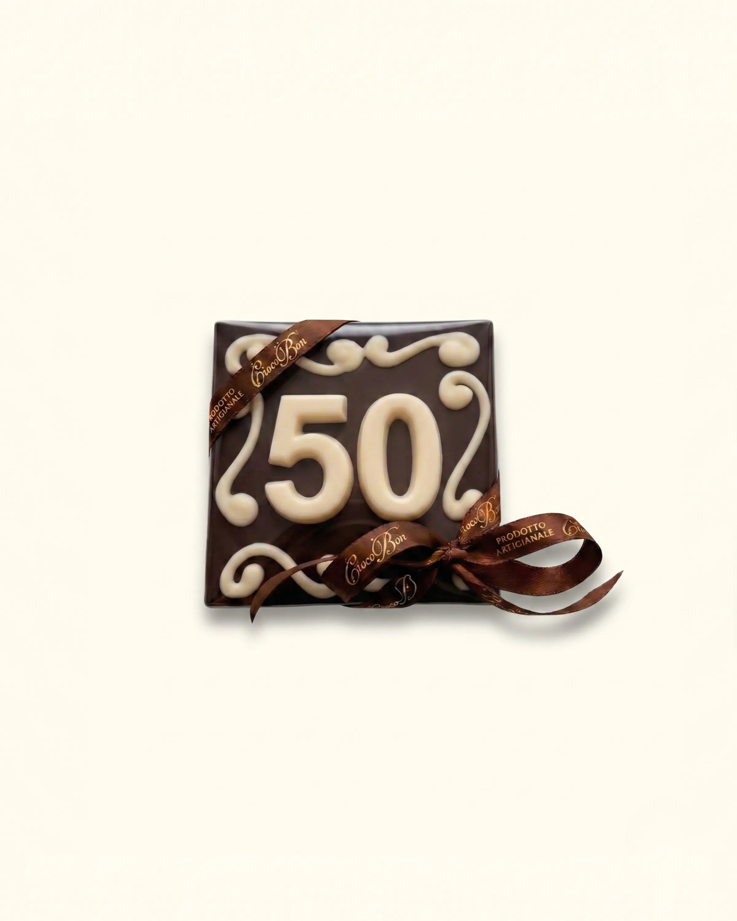 Mattonella segna posto di cioccolato personalizzabile