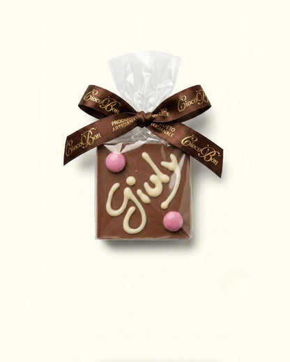 Segna posto di cioccolato personalizzabile