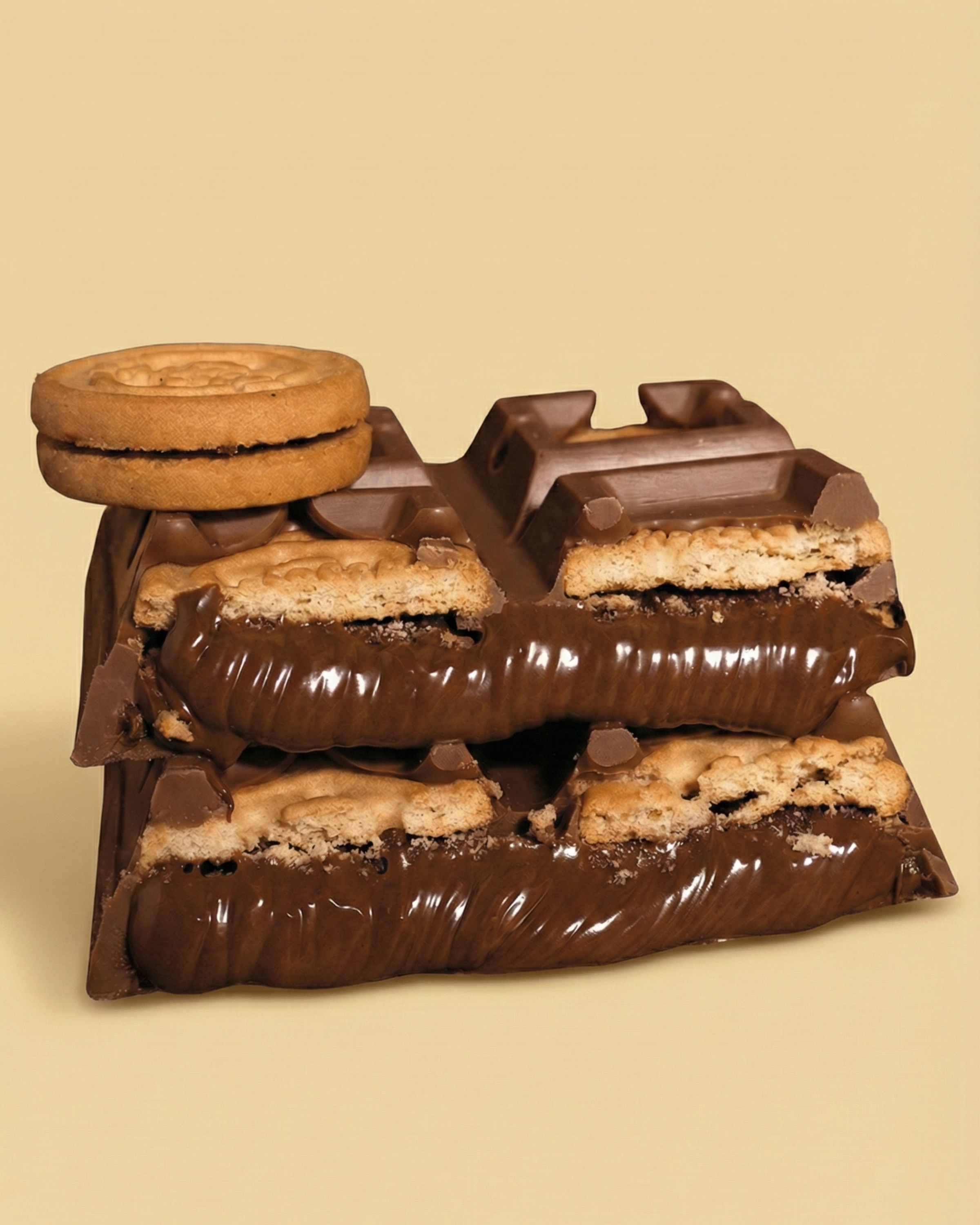 TAVOLETTA CIOCCOLATO CON BISCOTTI BAIOCCHI ALLA NOCCIOLA