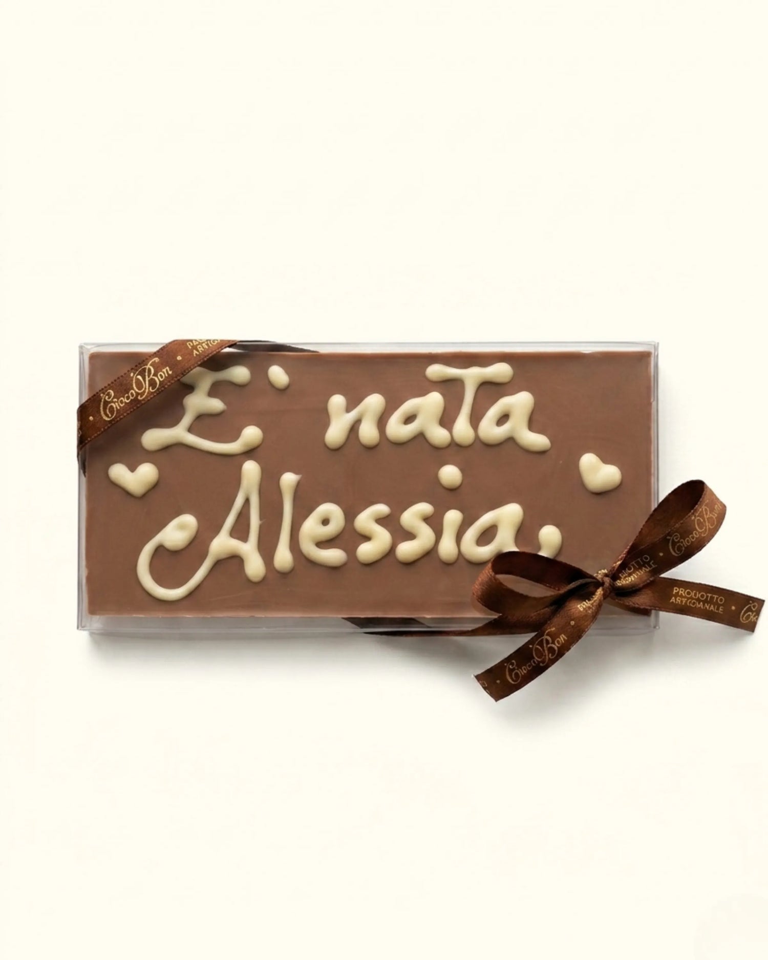 Tavoletta di cioccolato Nascita personalizzabile
