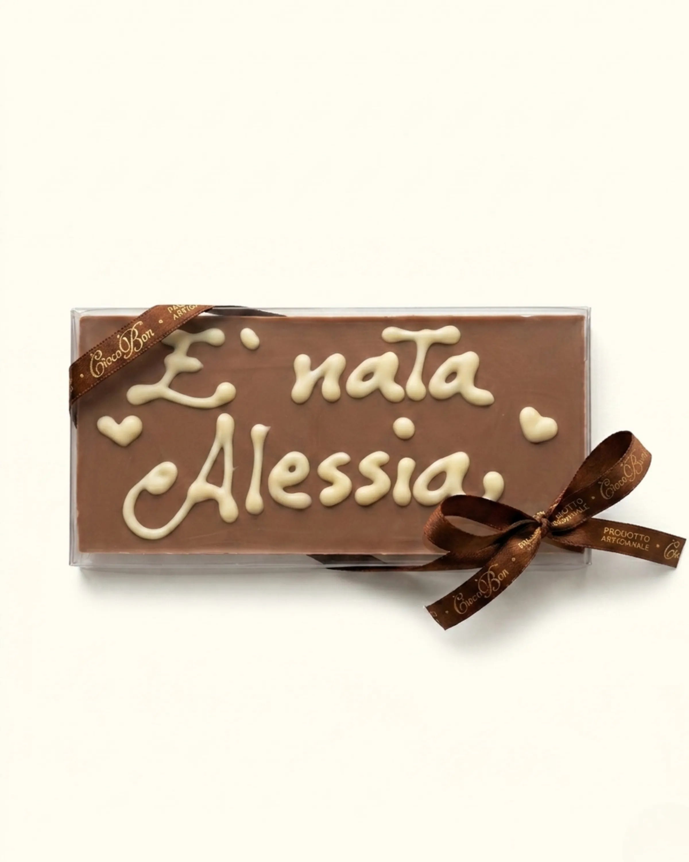 Tavoletta di cioccolato Nascita personalizzabile