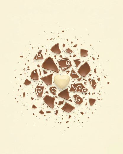 UOVO BUONA PASQUA AMORE MIO CUORE BIANCO