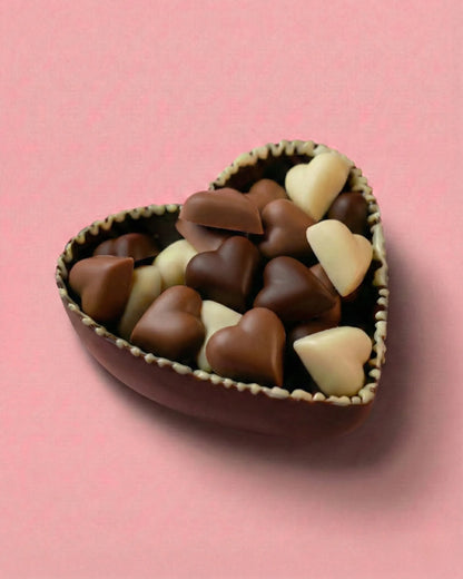 VASSOIO CON CIOCCOLATINI CUORE