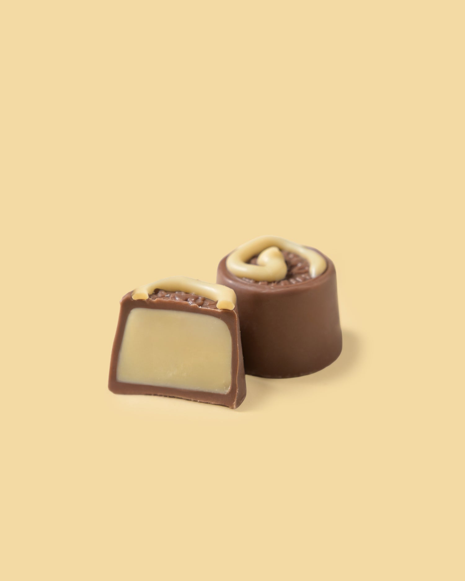Pralina di cioccolato al latte con cereali