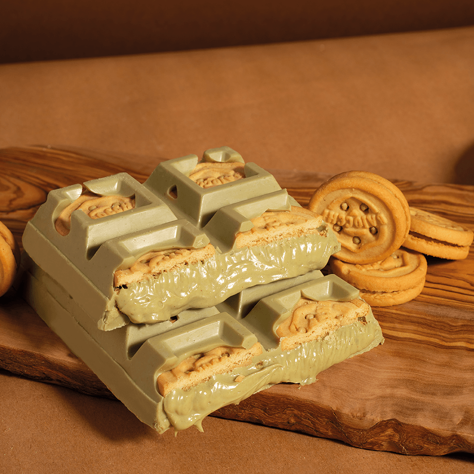 TAVOLETTA PISTACCHIO CON BISCOTTI BAIOCCHI