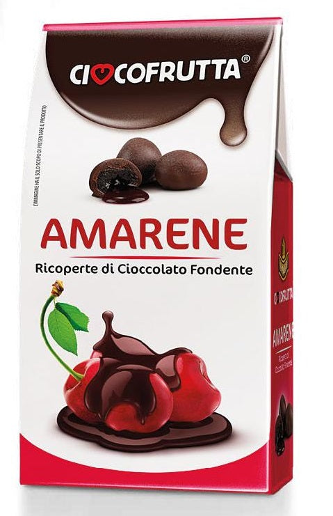 Amarene ricoperte di cioccolato fondente