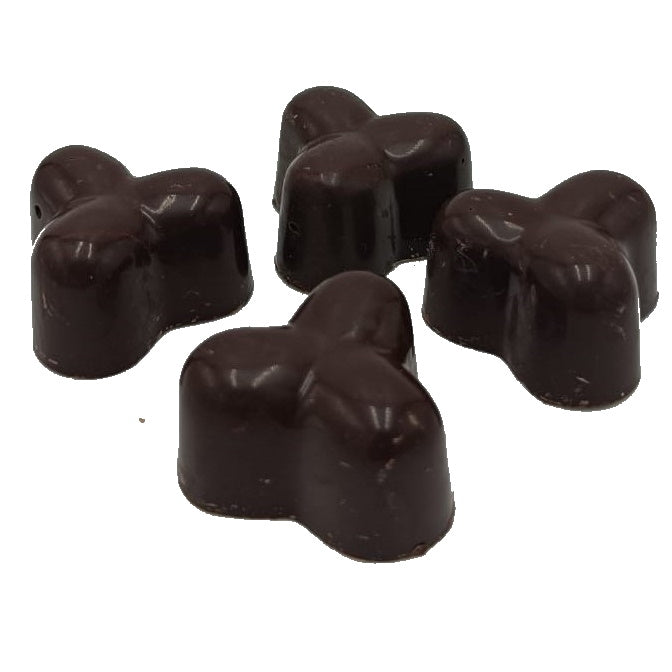 Praline di cioccolato fondente con nocciola