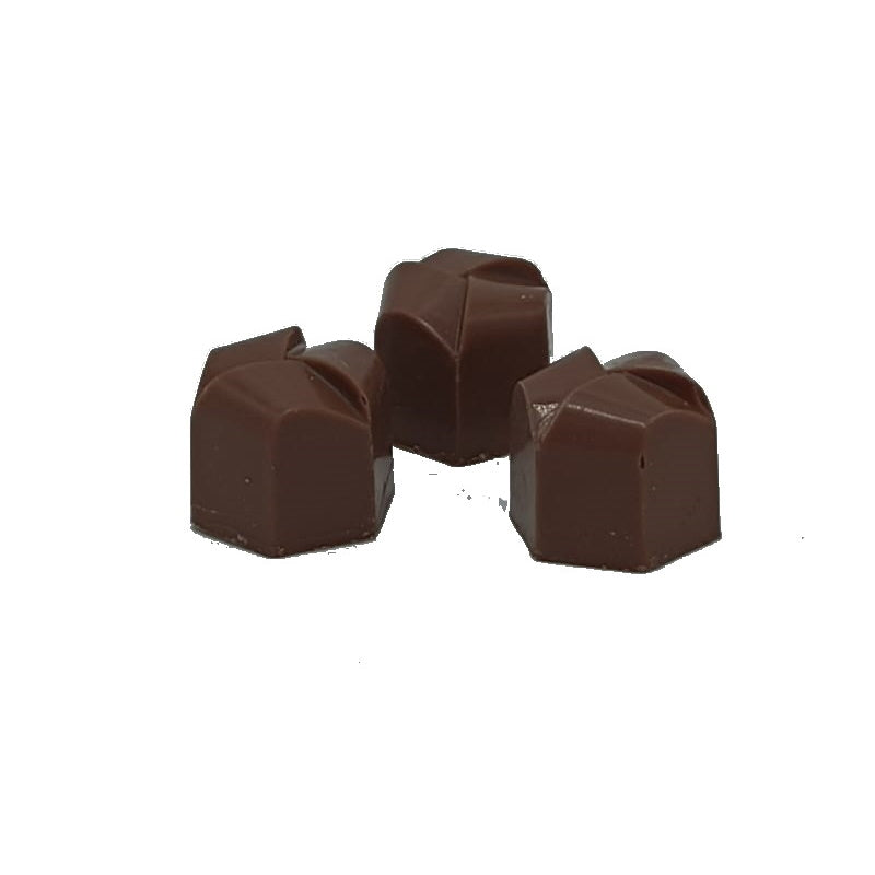 Praline a latte ripiene di crema bianca